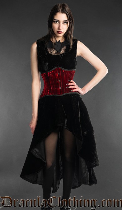Black Velvet Succubus Dress
