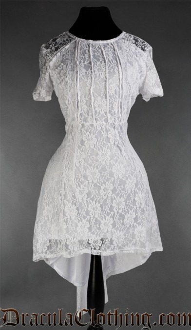 White Sweet Lace Dress