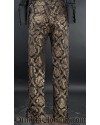 Gold Brocade Laced Pants