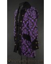 Purple Jacquard Pirate Jacket