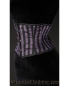 Purple Striped Waist Cincher