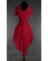 Red Sweet Lace Dress
