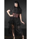 Steampunk High Waist Bustle Skirt