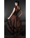 Steampunk Striped Layer Bustle Skirt