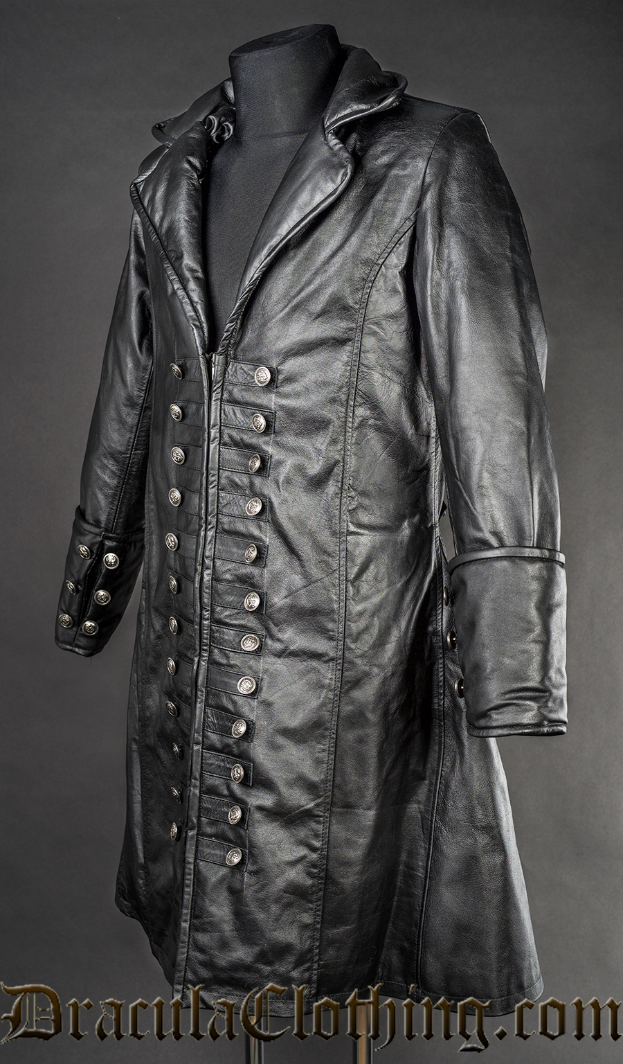 Real Leather Captain Coat