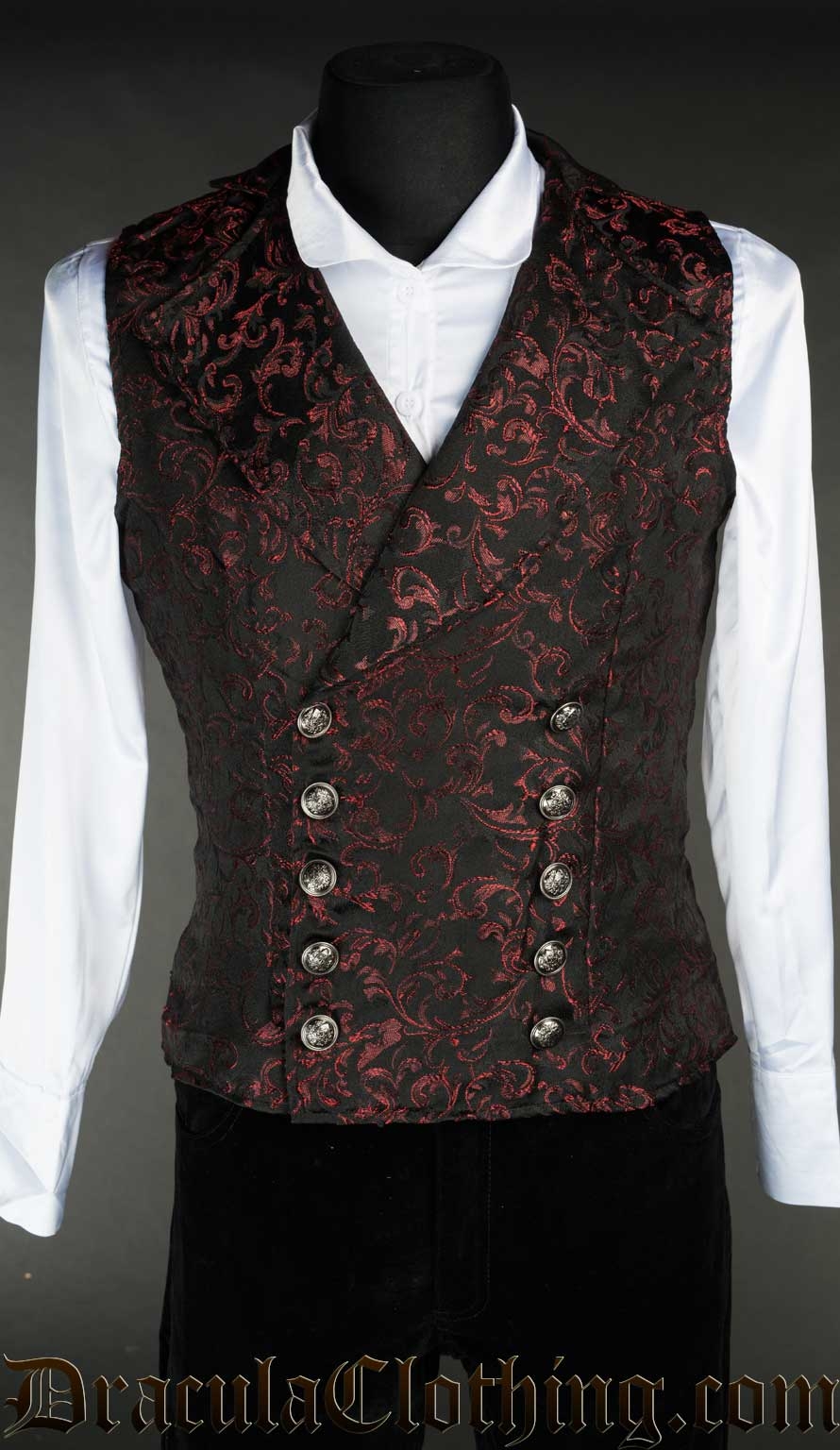 Dracula vest mens knit vest pattern
