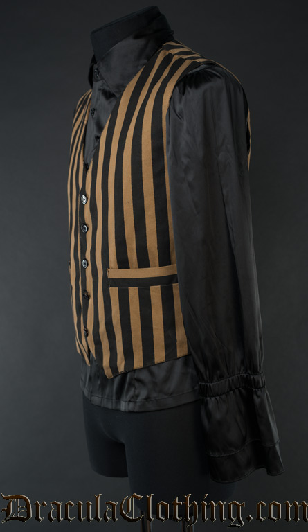 Steampunk Striped Vest