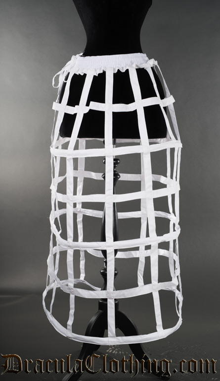 White Cage Skirt