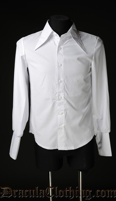 White Corporate Goth Shirt